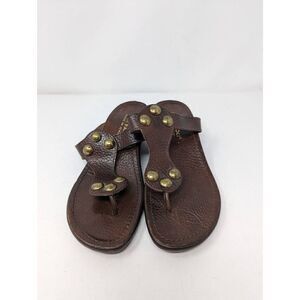 Mila Paoli made in Italy brown leather sandals
Beautiful soft chocolate brown le